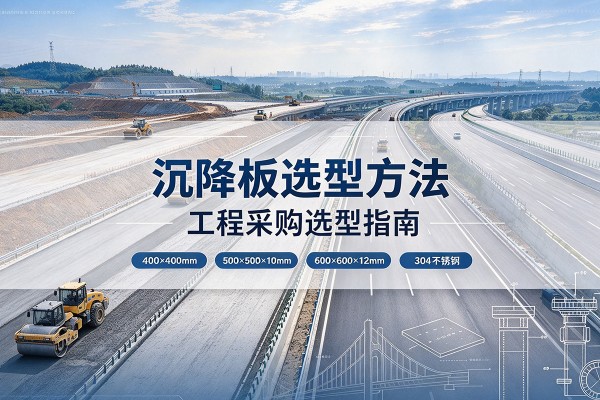 鸠江沉降板选择方法