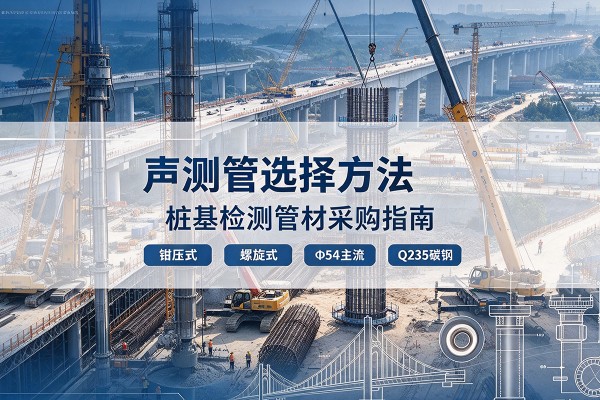 鸠江声测管选型标准